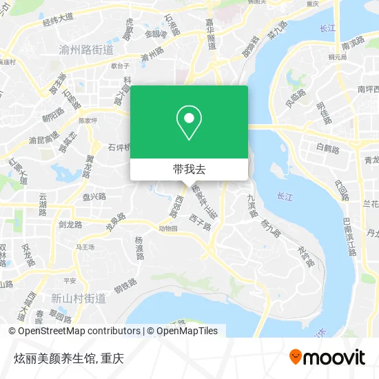 炫丽美颜养生馆地图