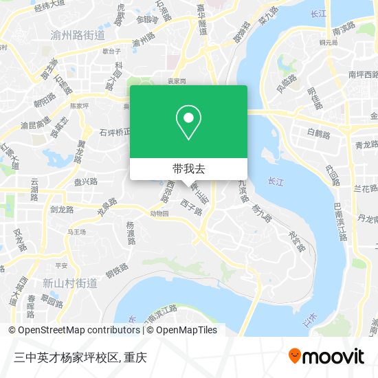三中英才杨家坪校区地图