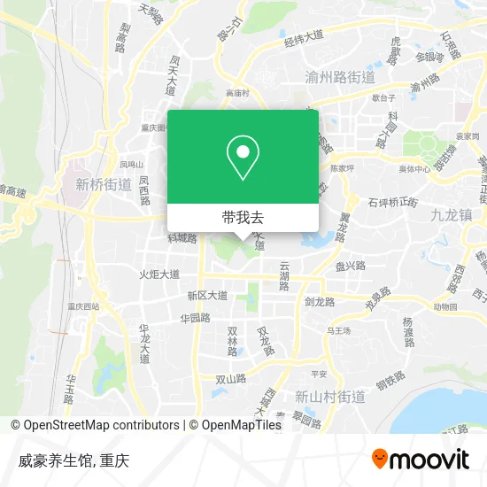 威豪养生馆地图