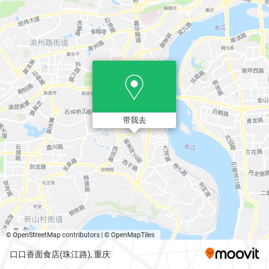 口口香面食店(珠江路)地图