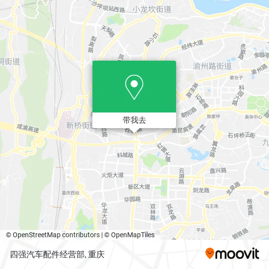 四强汽车配件经营部地图
