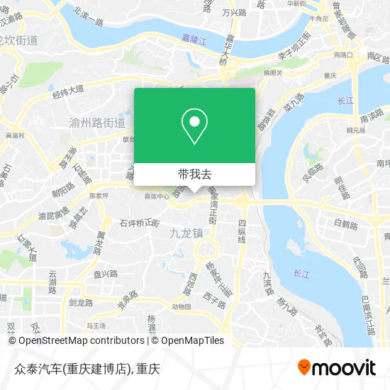 众泰汽车(重庆建博店)地图