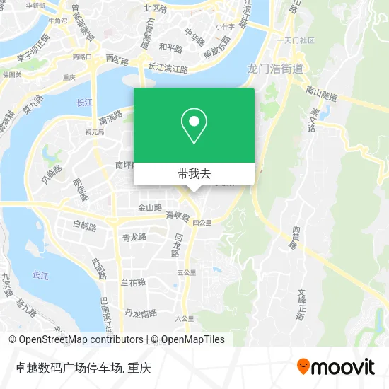 卓越数码广场停车场地图