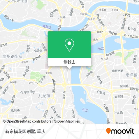 新东福花园别墅地图