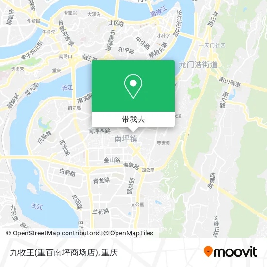 九牧王(重百南坪商场店)地图
