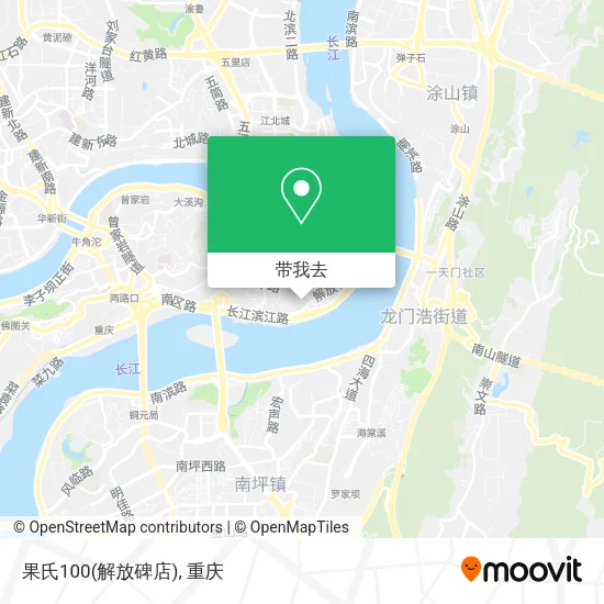 果氏100(解放碑店)地图