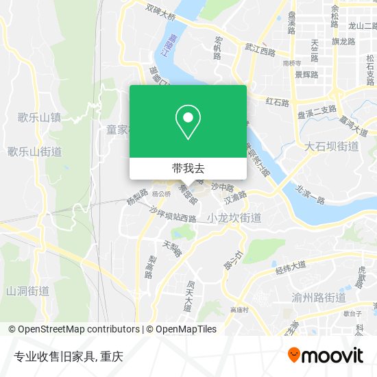 专业收售旧家具地图