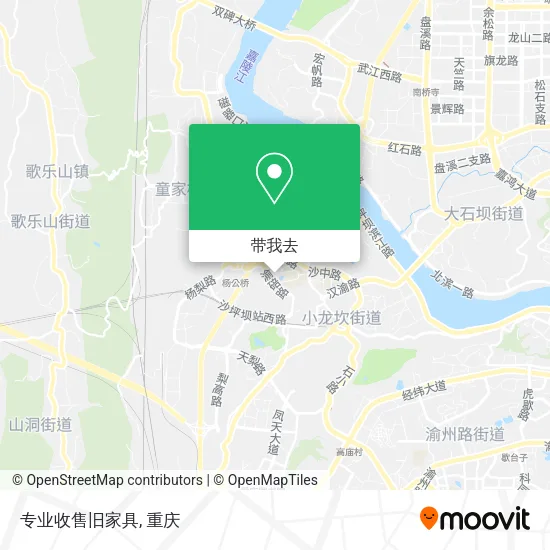专业收售旧家具地图