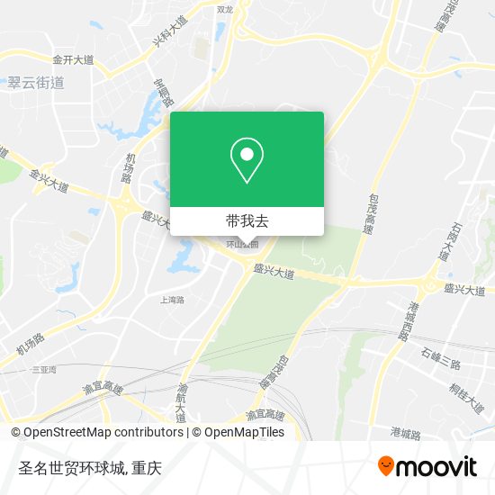 圣名世贸环球城地图