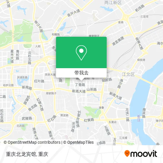 重庆北龙宾馆地图