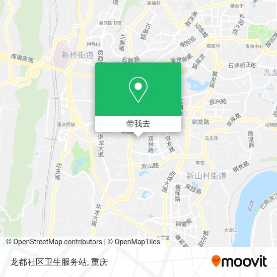龙都社区卫生服务站地图