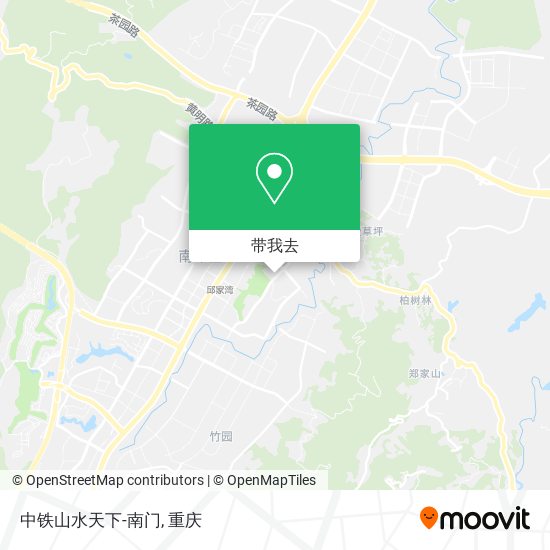 中铁山水天下-南门地图