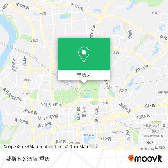 戴斯商务酒店地图