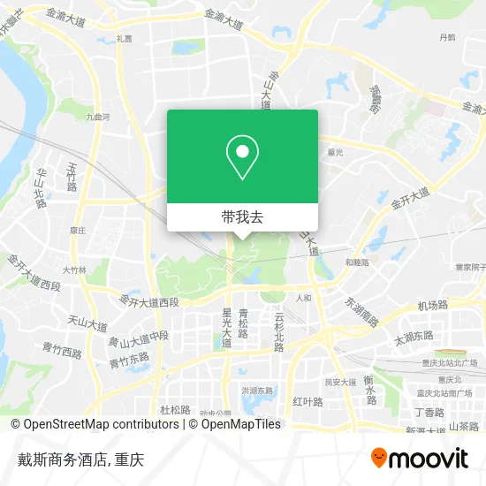 戴斯商务酒店地图