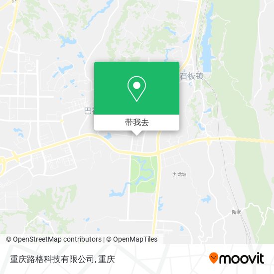 重庆路格科技有限公司地图