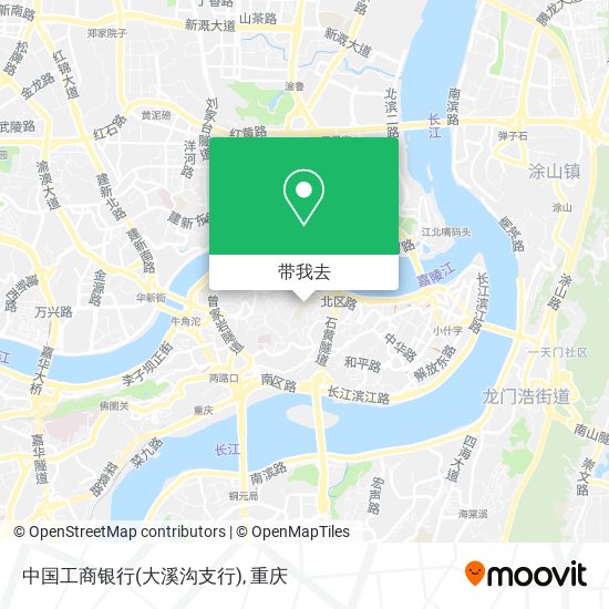 中国工商银行(大溪沟支行)地图