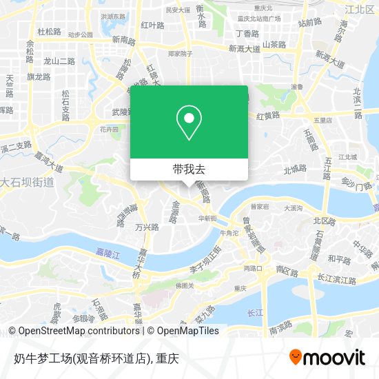 奶牛梦工场(观音桥环道店)地图