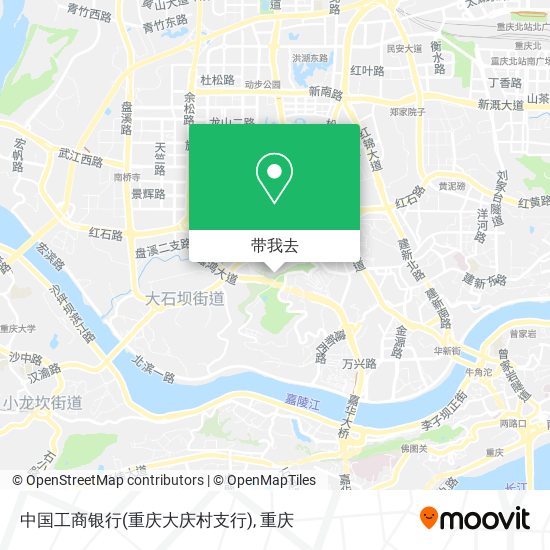 中国工商银行(重庆大庆村支行)地图