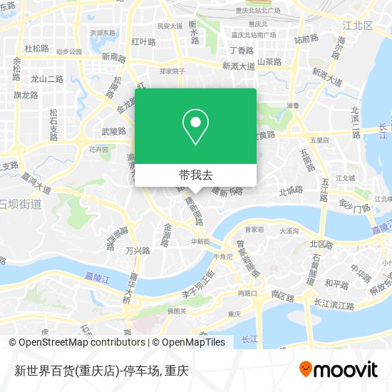 新世界百货(重庆店)-停车场地图