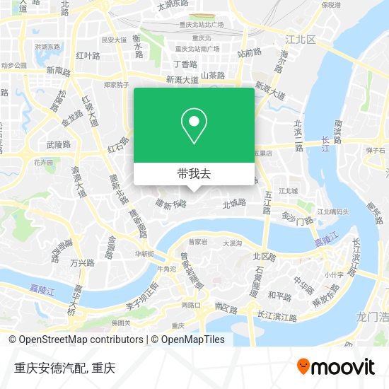 重庆安德汽配地图
