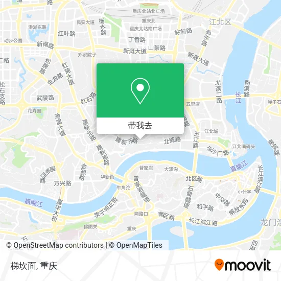 梯坎面地图