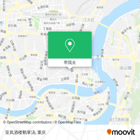 亚凤酒楼鹅掌汤地图