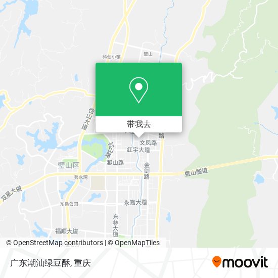 广东潮汕绿豆酥地图