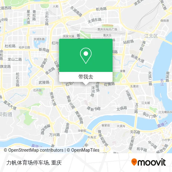 力帆体育场停车场地图