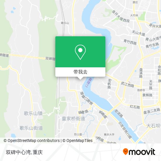 双碑中心湾地图