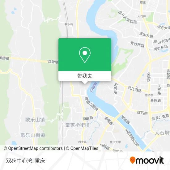 双碑中心湾地图