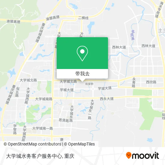 大学城水务客户服务中心地图