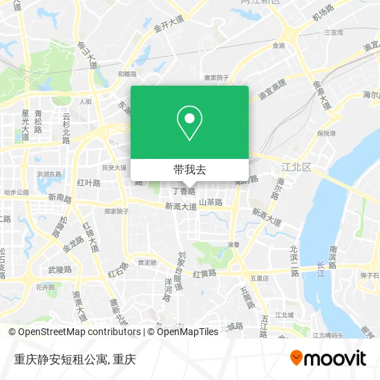 重庆静安短租公寓地图