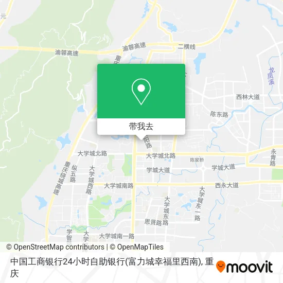 中国工商银行24小时自助银行(富力城幸福里西南)地图