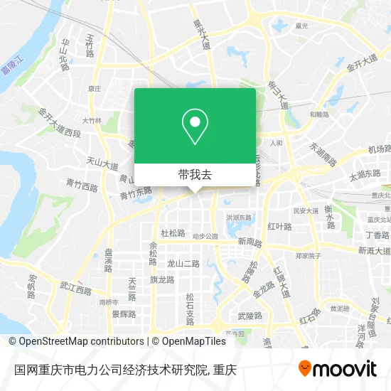 国网重庆市电力公司经济技术研究院地图