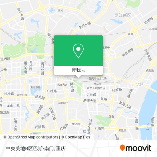 中央美地B区巴斯-南门地图