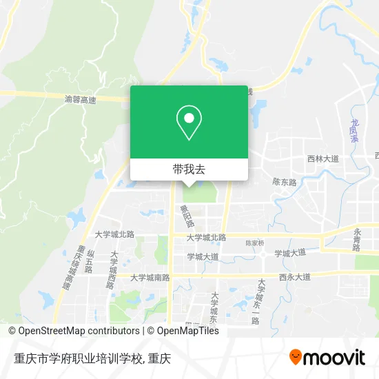 重庆市学府职业培训学校地图