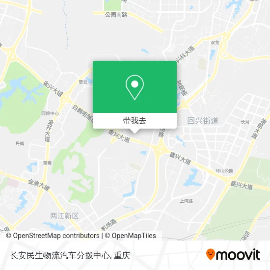 长安民生物流汽车分拨中心地图