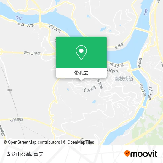 青龙山公墓地图