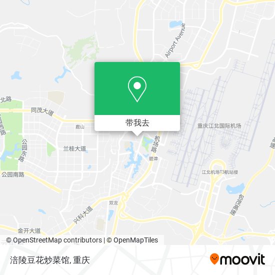涪陵豆花炒菜馆地图