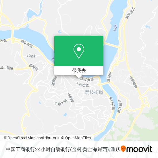 中国工商银行24小时自助银行(金科·黄金海岸西)地图