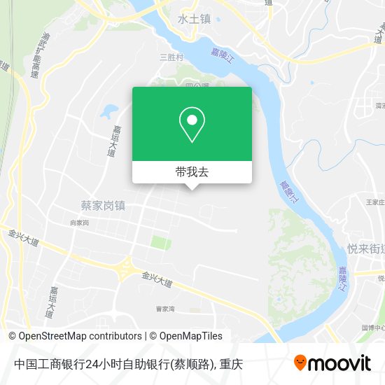 中国工商银行24小时自助银行(蔡顺路)地图