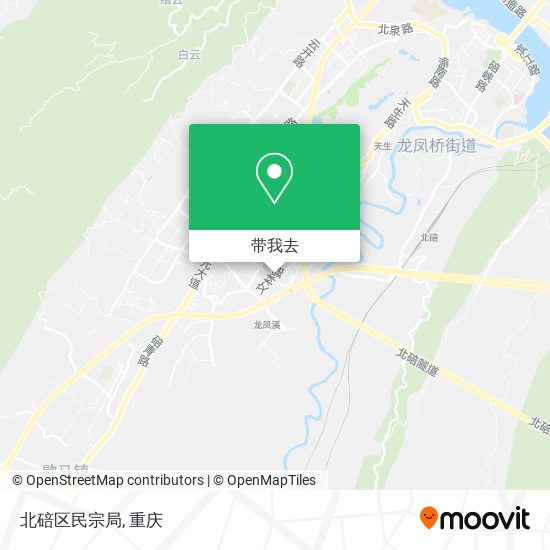 北碚区民宗局地图