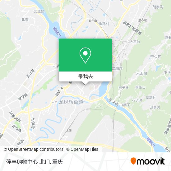 萍丰购物中心-北门地图