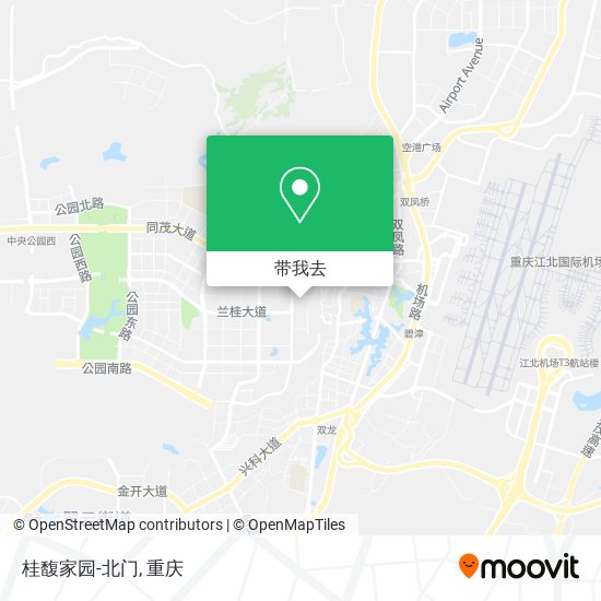 桂馥家园-北门地图