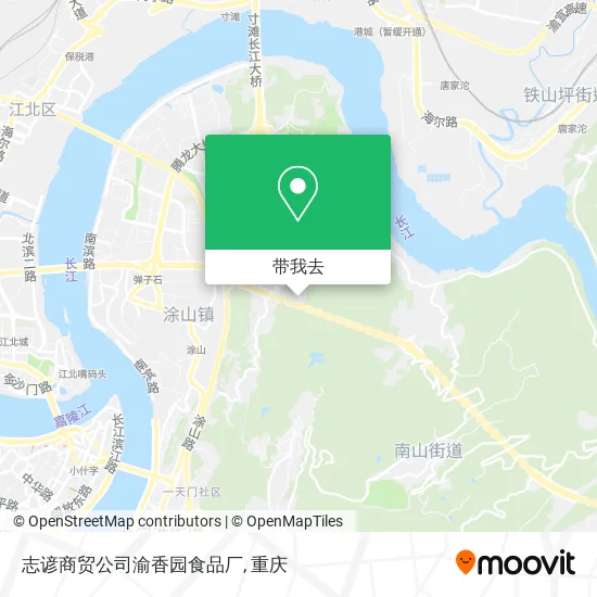 志谚商贸公司渝香园食品厂地图