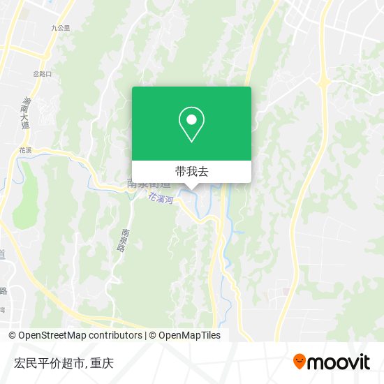宏民平价超市地图
