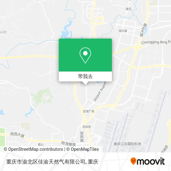 重庆市渝北区佳渝天然气有限公司地图