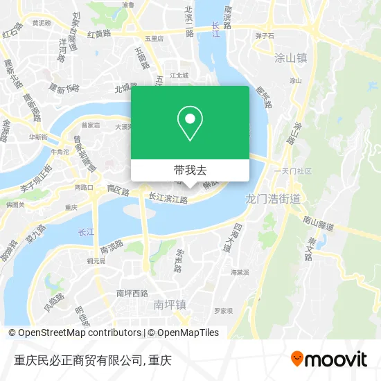 重庆民必正商贸有限公司地图