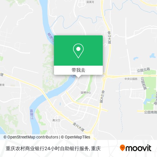 重庆农村商业银行24小时自助银行服务地图
