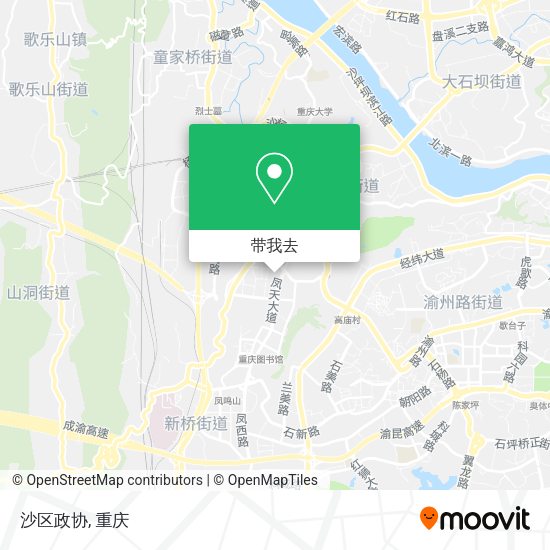 沙区政协地图